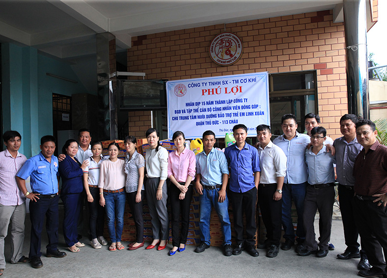 Công tác từ thiện của công ty