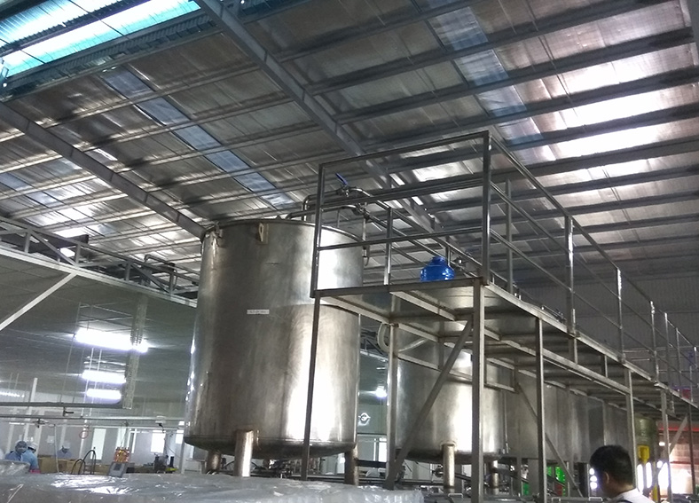 Mixing tank system